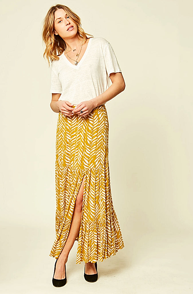 Stella Forest Mali Skirt in Tournesol - Wild Paisley