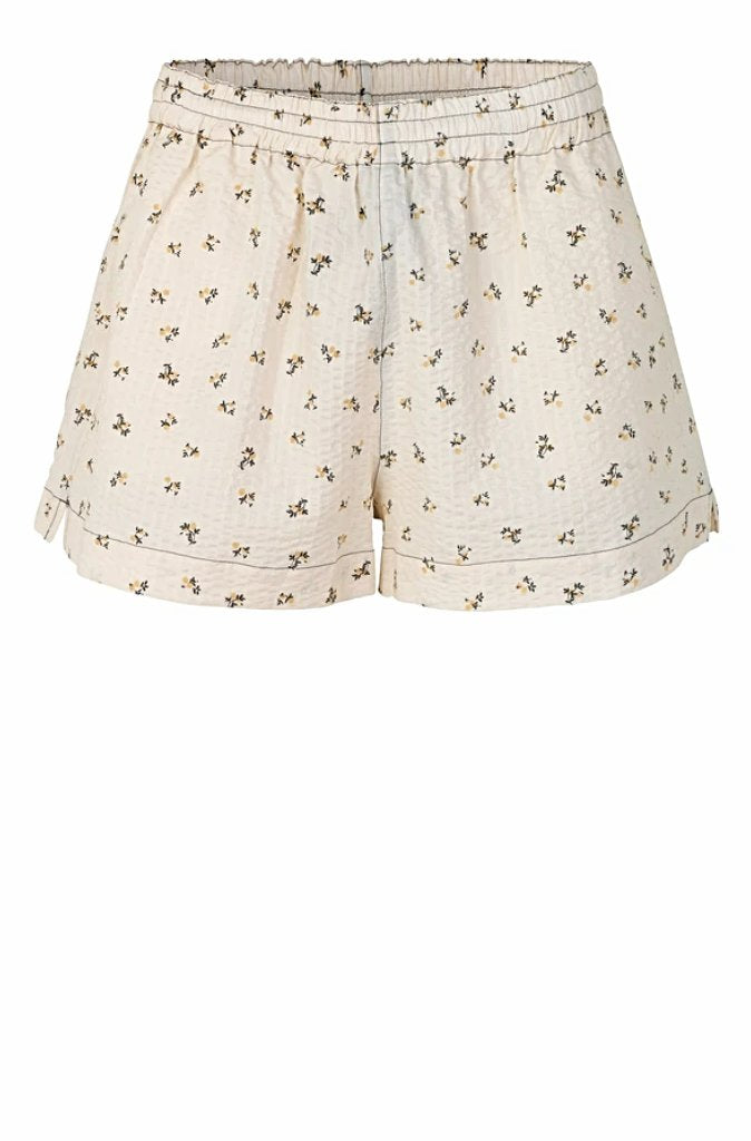 Second Female Minsk Shorts in Off White - Wild Paisley