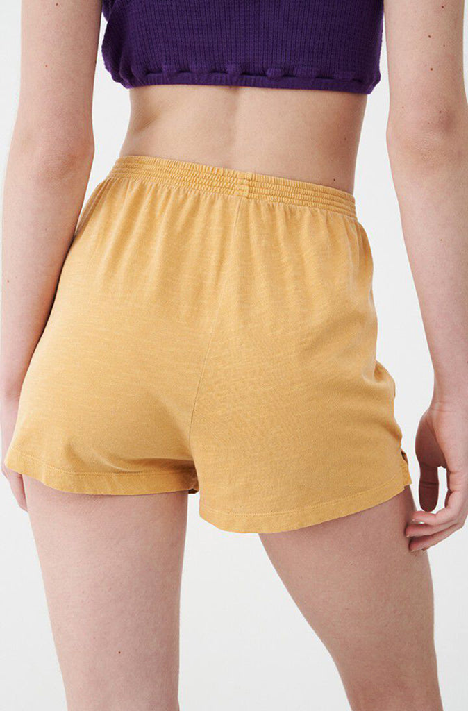 American Vintage Lamy Shorts in Vintage Cumin - Wild Paisley