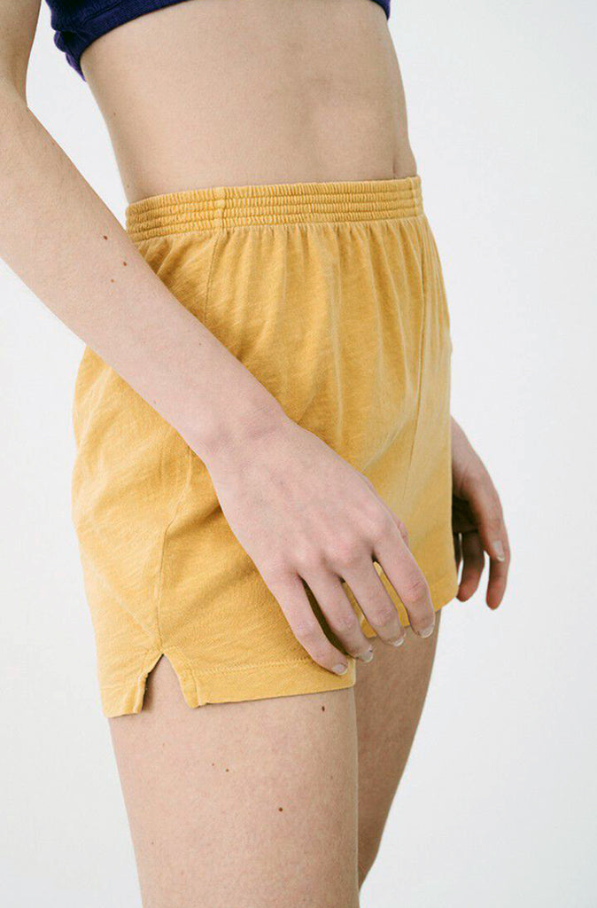 American Vintage Lamy Shorts in Vintage Cumin - Wild Paisley