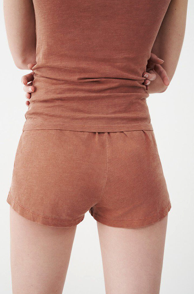 American Vintage Lamy Shorts in Vintage Terracotta - Wild Paisley