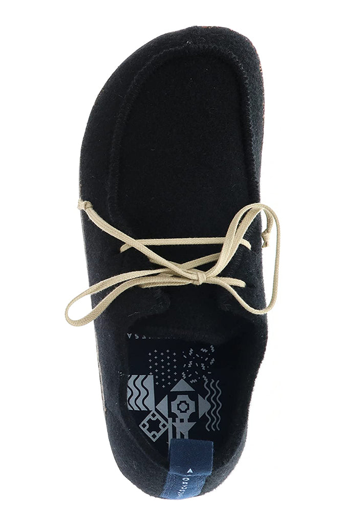 Asportuguesas Chat Lace Up Shoes in Black - Wild Paisley