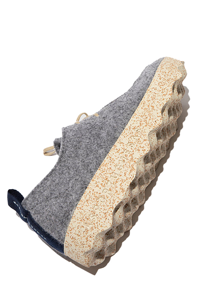 Asportuguesas Chat Lace Up Shoes in Concrete - Wild Paisley