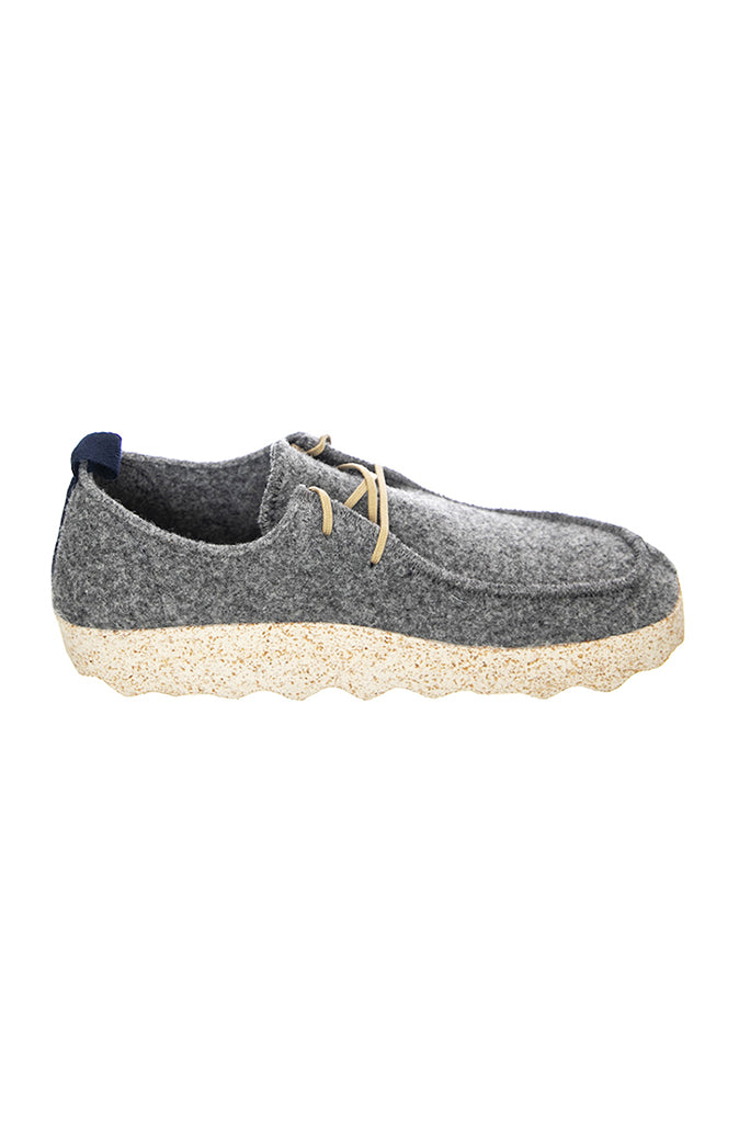 Asportuguesas Chat Lace Up Shoes in Concrete - Wild Paisley