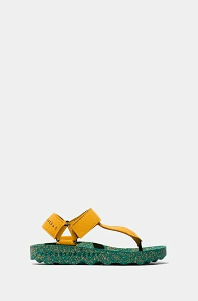Asportuguesas Fizz Thong Sandals in Yellow - Wild Paisley