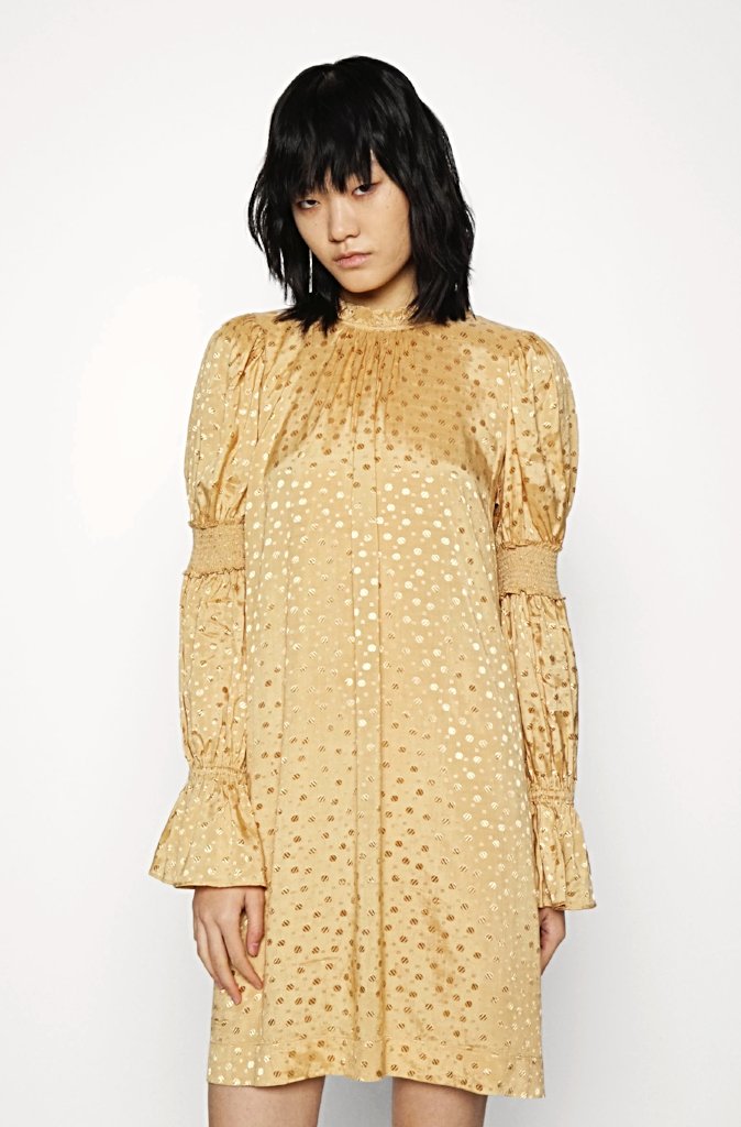 byTiMo Delicate Shift Dress in Golden - Wild Paisley